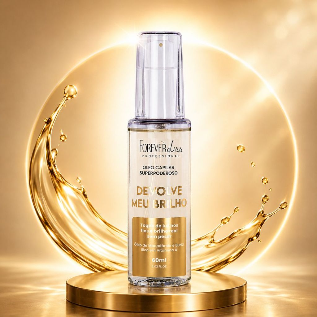 Óleo Capilar Superpoderoso Devolve Meu Brilho 60ml - Forever Liss