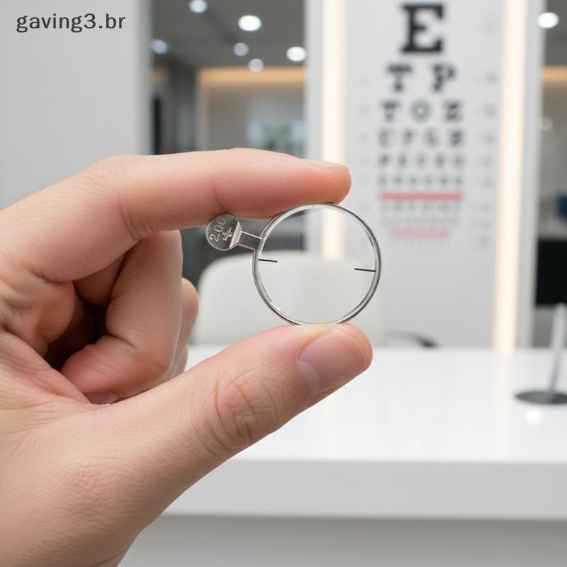 [GAVBR] Lente De Prisma Óptico 1 Unidade Com Borda De Metal Embutida Para Conjunto De Lentes De Teste E Essencial Pratic