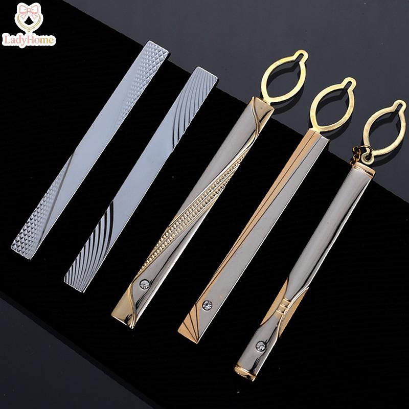 LADYH Masculino Metal Simples Netie Bule Ouro Prata Cor Gravata Barra Fecho Clipe Braçadeira Laços Pino Moda Jóias Requi