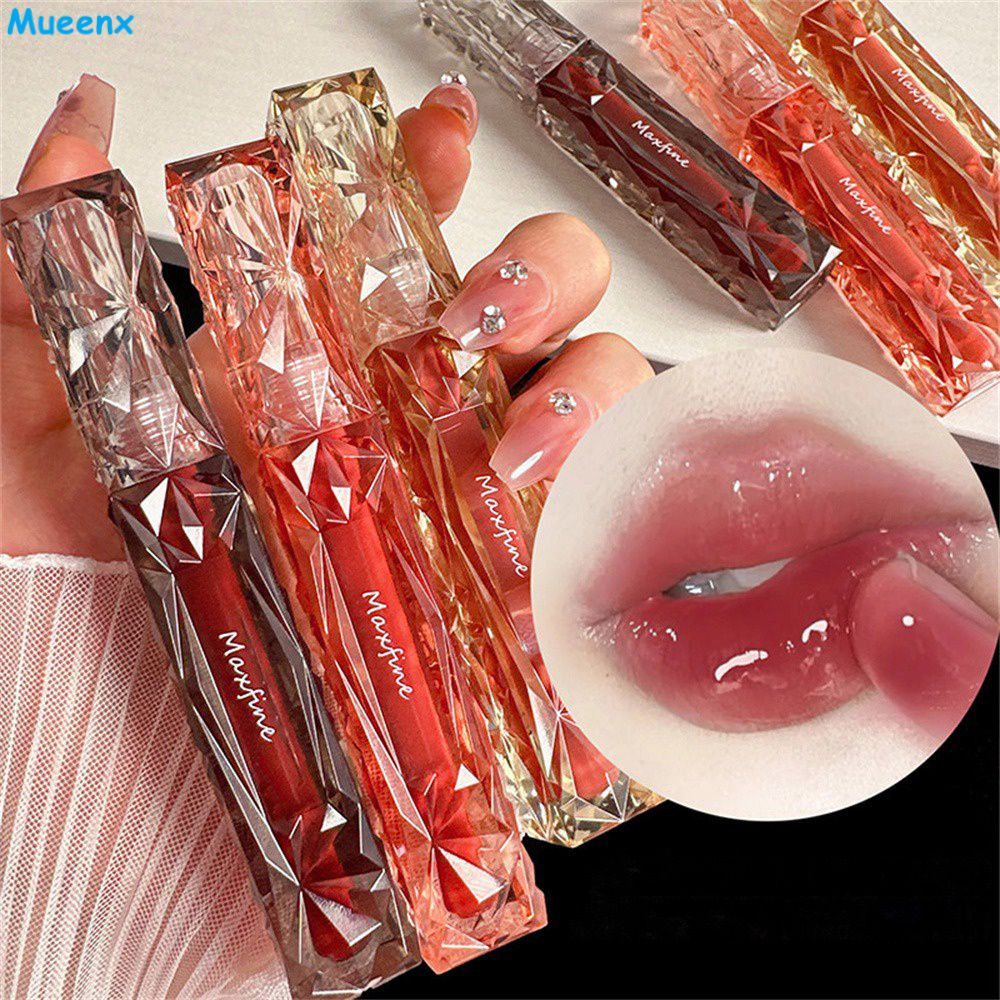 Gloss Labial Espelhado Saúde e Beleza Transparente Fácil de Aplicar Gloss Labial em Gel Maquiagem Cosmético Cuide 