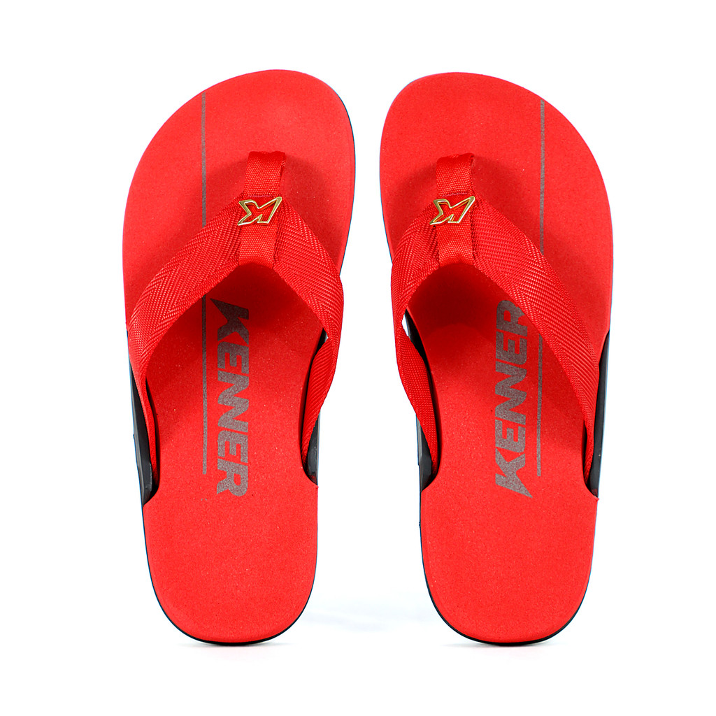 Chinelo Kenner NK6 Vermelho e Preto - Masculino