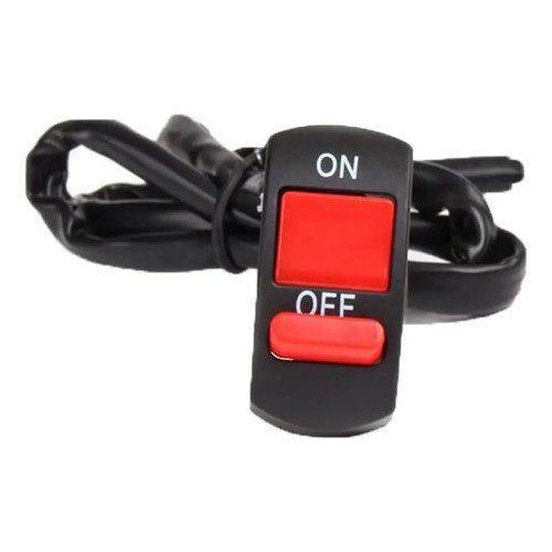 Botão Interruptor Farol De Milha Moto Liga Desliga On / Off Ventoinha Neblina Milha Farol