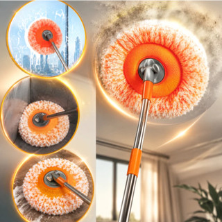 Esfregão Mop Esfregão Giratório Automático Para Limpeza De Piso Escova De Limpeza De Poeira