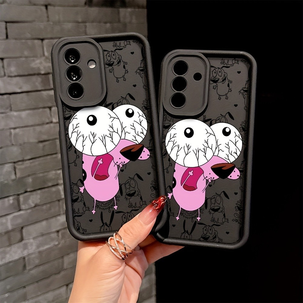Capa de celular com desenho animado < Bulldog Valente >   Compatível com Samsung Galaxy A26 A36 A55 A35 A06 A16 A0