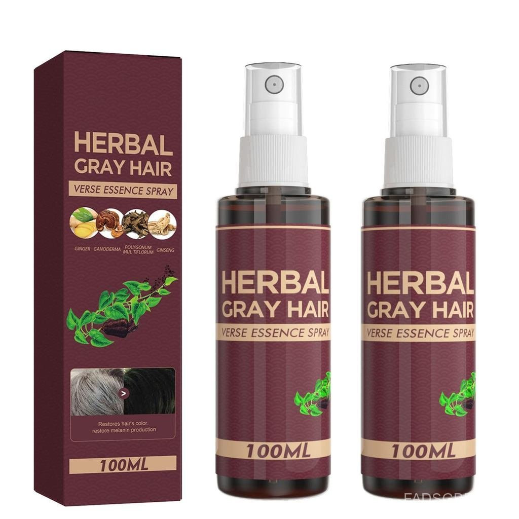 2 frascos de spray capilar Herbal Essence, spray de essência para restaurar a qualidade do cabelo, condicionador