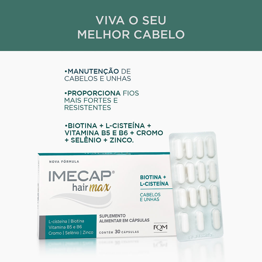 Imecap Hair Max 30 Cápsulas