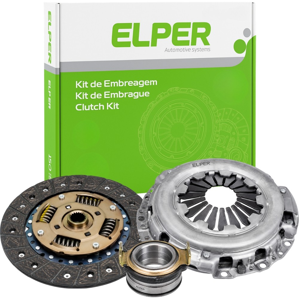 Kit Embreagem Chery Qq 1.0 12v 1.1 16v Com Rolamento Elper