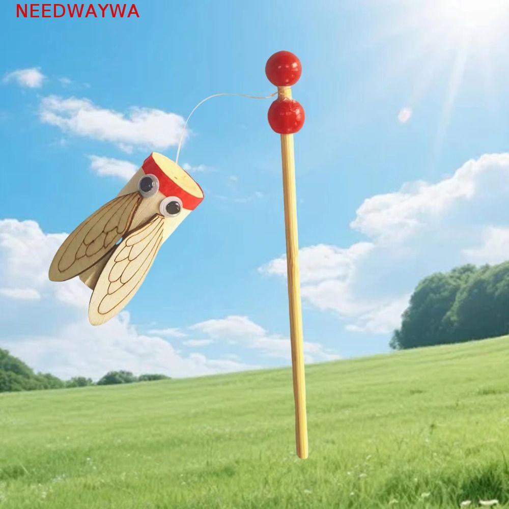 NEEDWAYWA Experimento Científico , Instrumento Musical Artesanal DIY , Brinquedo De Cigarra De Bambu , Fabricante De Som