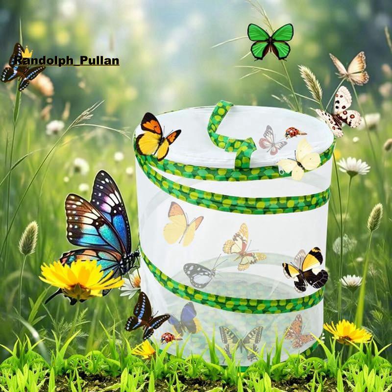 [H Concessional] Gaiola De Borboleta Dobrável Habitat 13.8 " X 12 " De Altura-Terrário De Gabinete De Malha Transparente