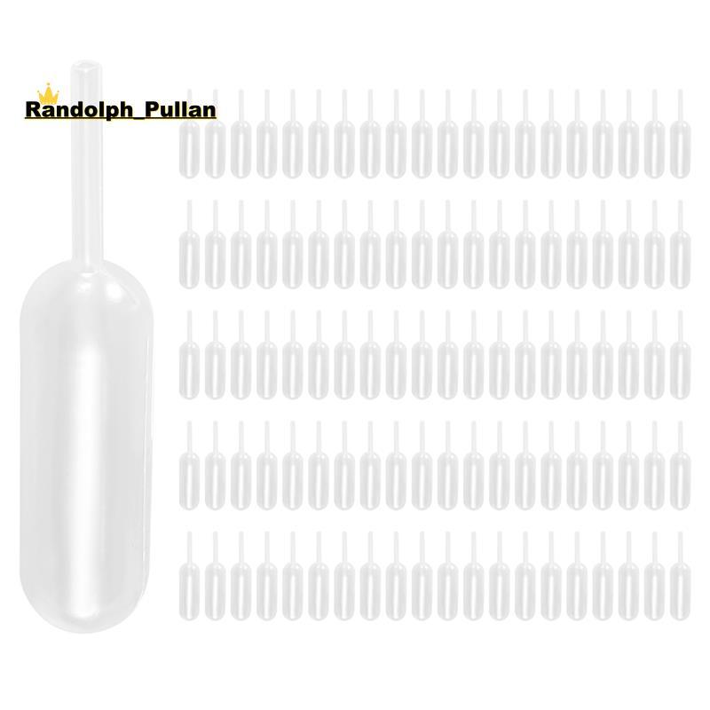 [Concessional H] 100 Peças 4Ml De Plástico Descartável Para Transferência De Óleos Pipetas Conta-Gotas Creme Perfusão Di