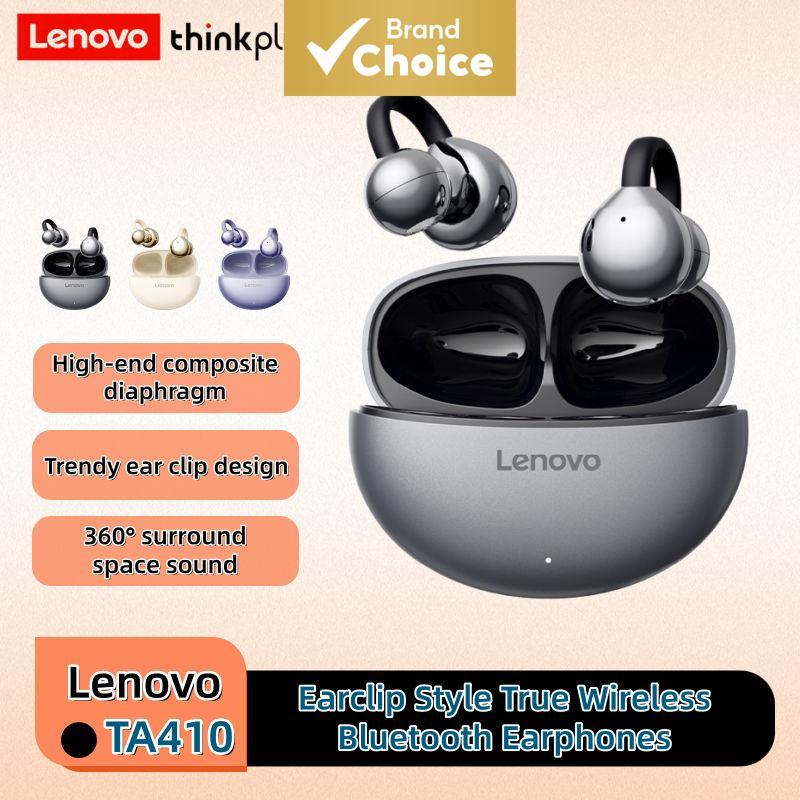 Fones de Ouvido Lenovo TA410 TWS Sem Fio Bluetooth 5.4 Efeitos Sonoros Panorâmicos Bateria de Longa Duração Fones — oferta na Shopee