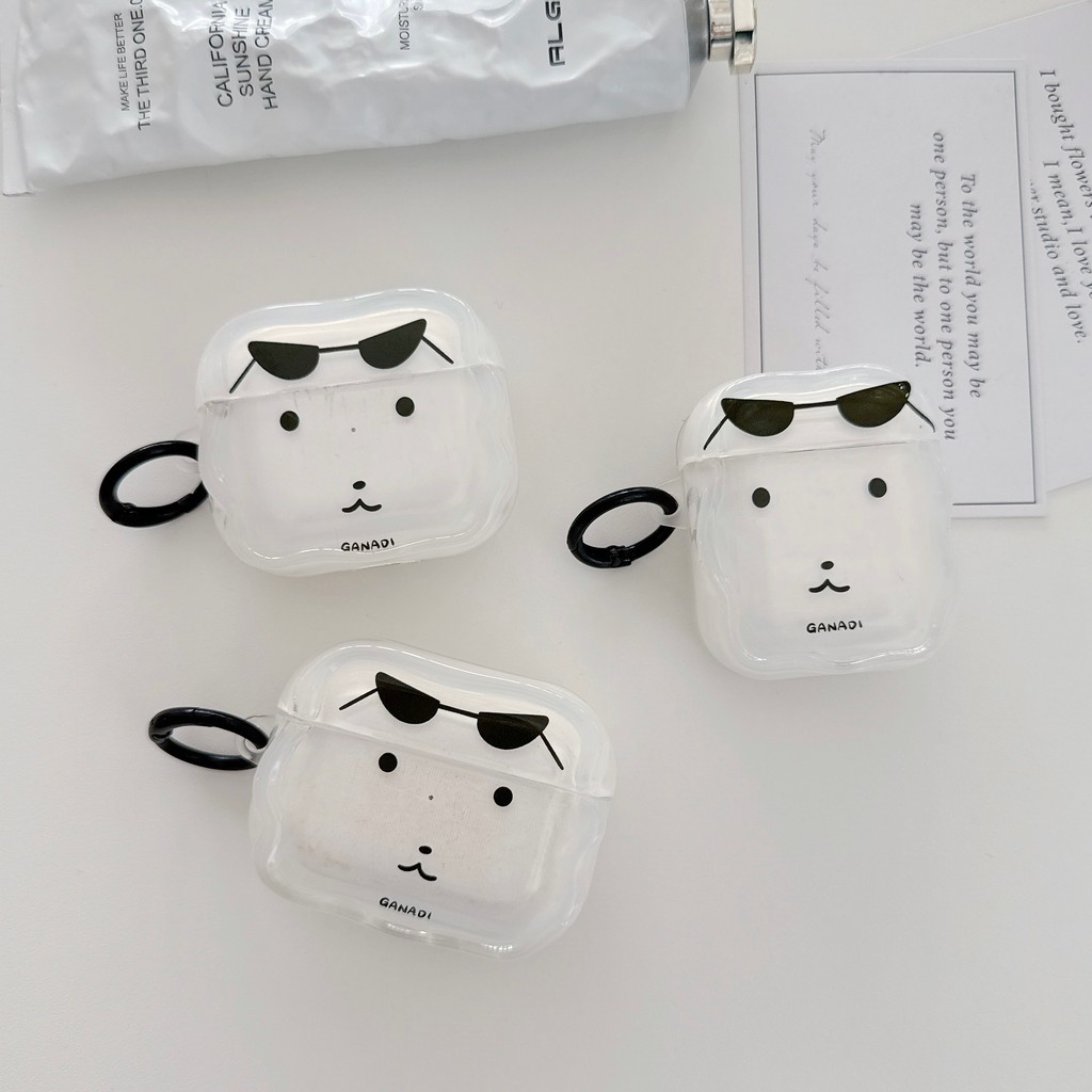Capa ins Para AirPods , Protetora Fone De Ouvido Apple , Corrente Fofa De Desenho Animado Adequada 4 1/2 Pro/2 3 Antider