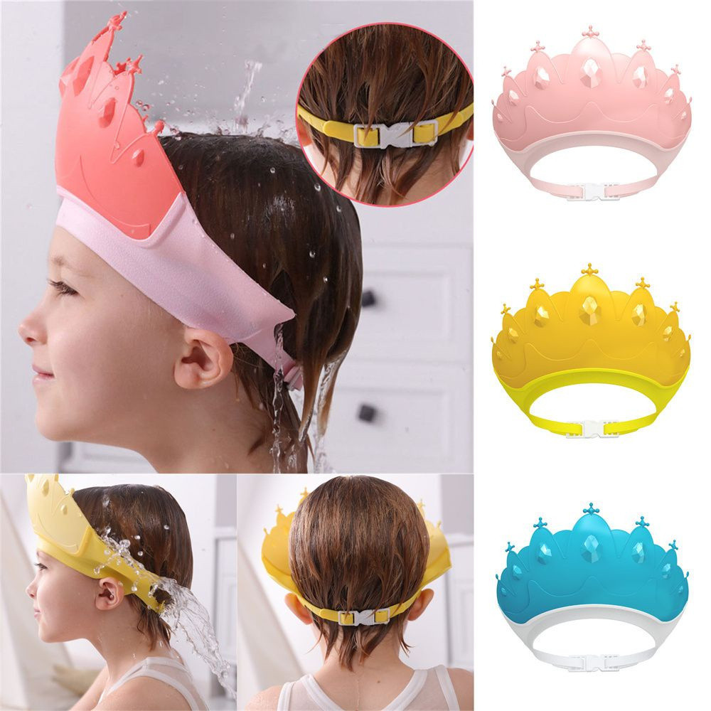 Acessórios para Banho de Bebê/Touca de Banho para Bebê com Função de Proteção para Olhos e Ouvidos XBSD