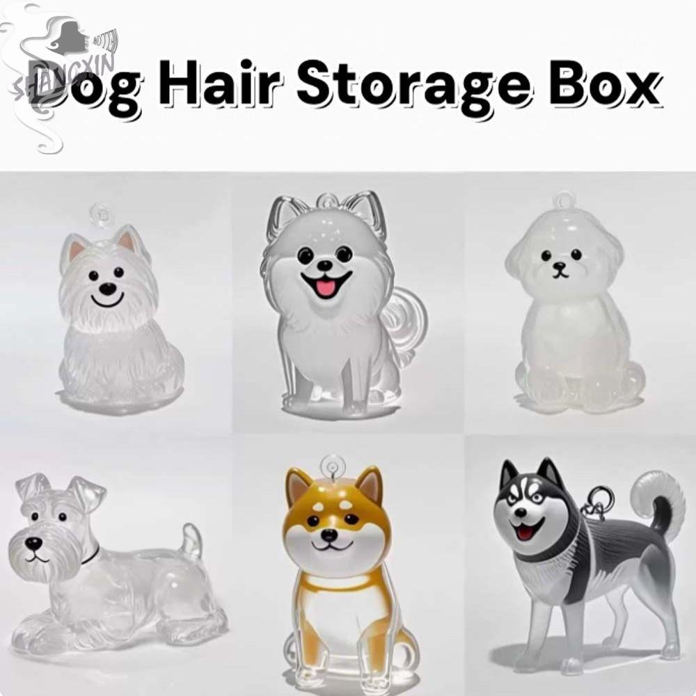 SHANGXIN Caixa De Armazenamento De Cabelo De Cachorro , Chaveiro Feito À Mão Para Cuidados Com O , Faça Você Mesmo , Pin
