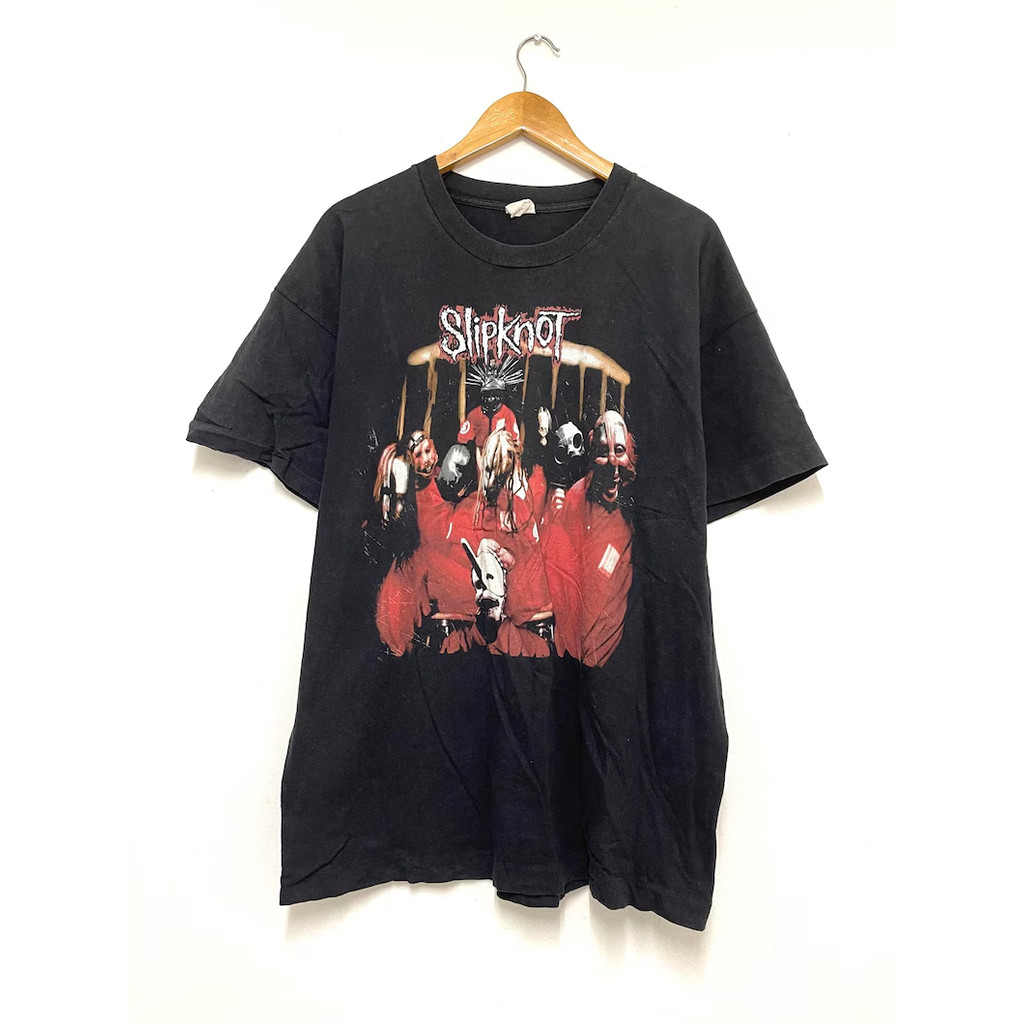 Camiseta Masculina Feminina Oversized Estampa Banda Slipknot Vintage Rock Streetwear T-shirt