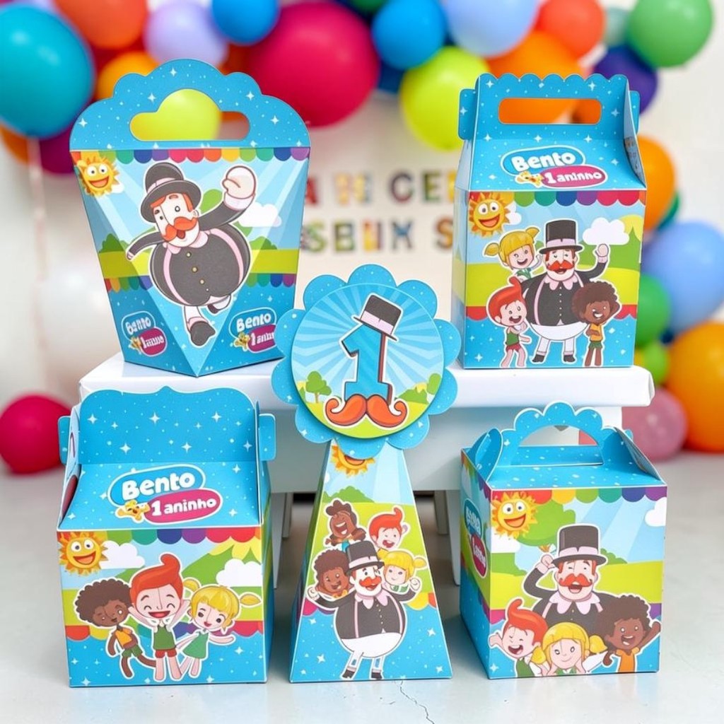 Personalizados MUNDO BITA MENINO   (PEGUE E MONTE) - kit festa - lembrancinha - aniversario - caixinhas personalizadas