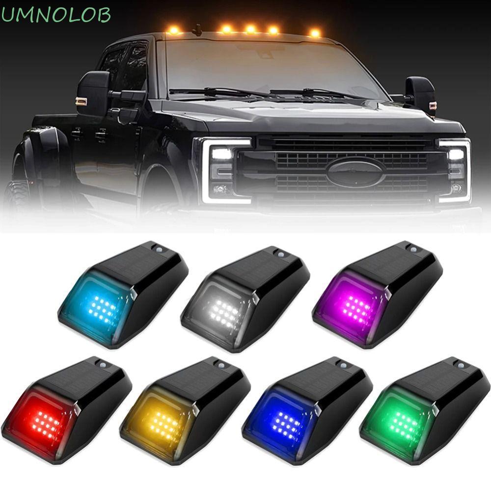 Luzes De Cabine Movidas A Energia Solar UMNOLOB , Teto De Caminhão LED Sem Fio Resistentes Ao Desgaste , Lâmpada De Sina