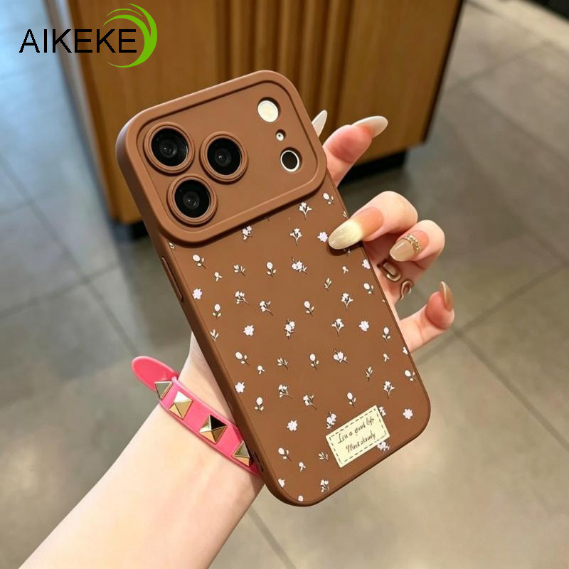 Capa De Telefone Floral Roxa Fresca Estilo Coreano Para Realme P4 P3 Pro Ultra Lite P3X P1 XT X2 X 5 5S 5i 3 GT Neo5 SE
