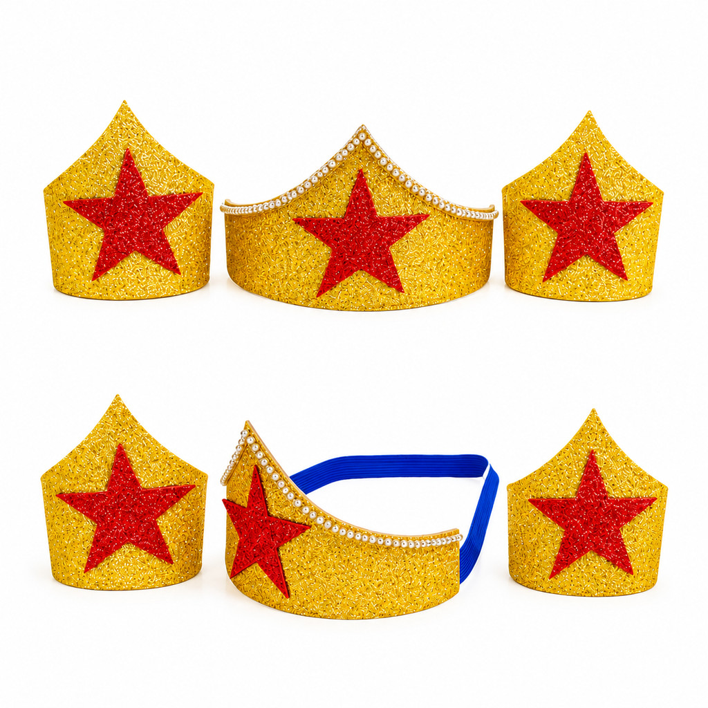 Kit Mulher Maravilha Glitter Tiara Bracelete Criança Adulto