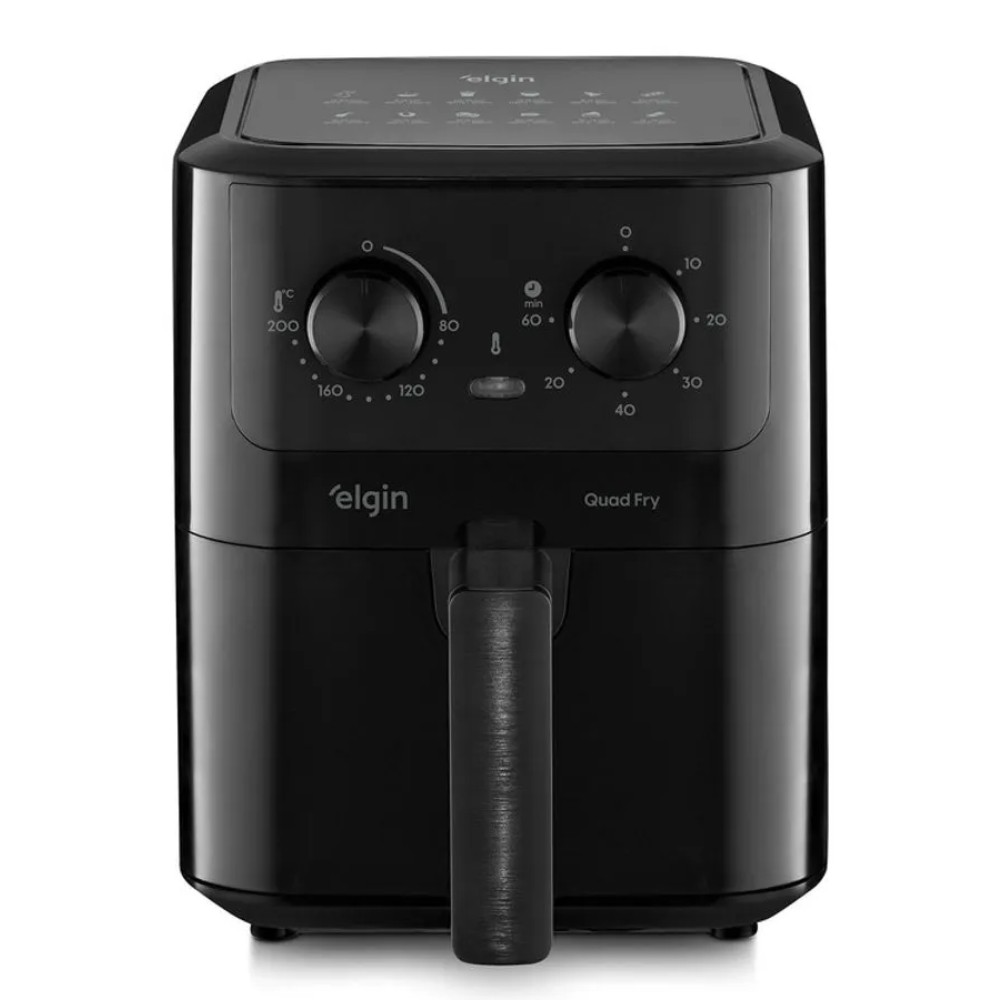 Fritadeira Elétrica Air Fryer Quad Fry 4,2L 1400W 220V Elgin