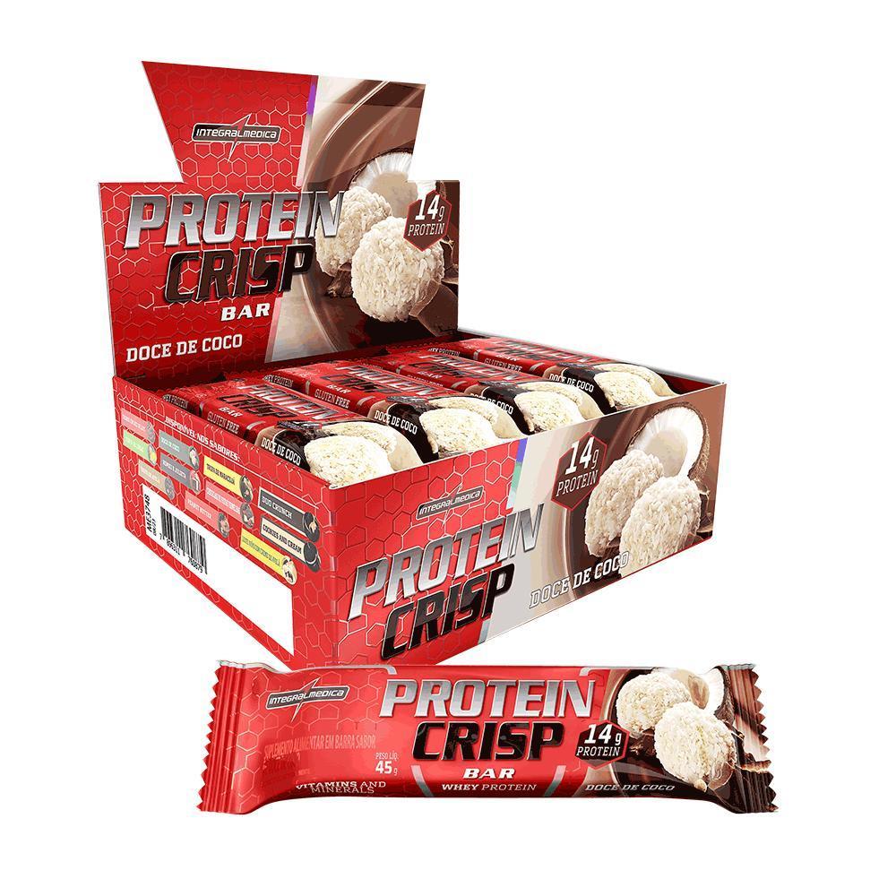 Barra de Proteína Whey Crisp Bar 12un - Integralmedica