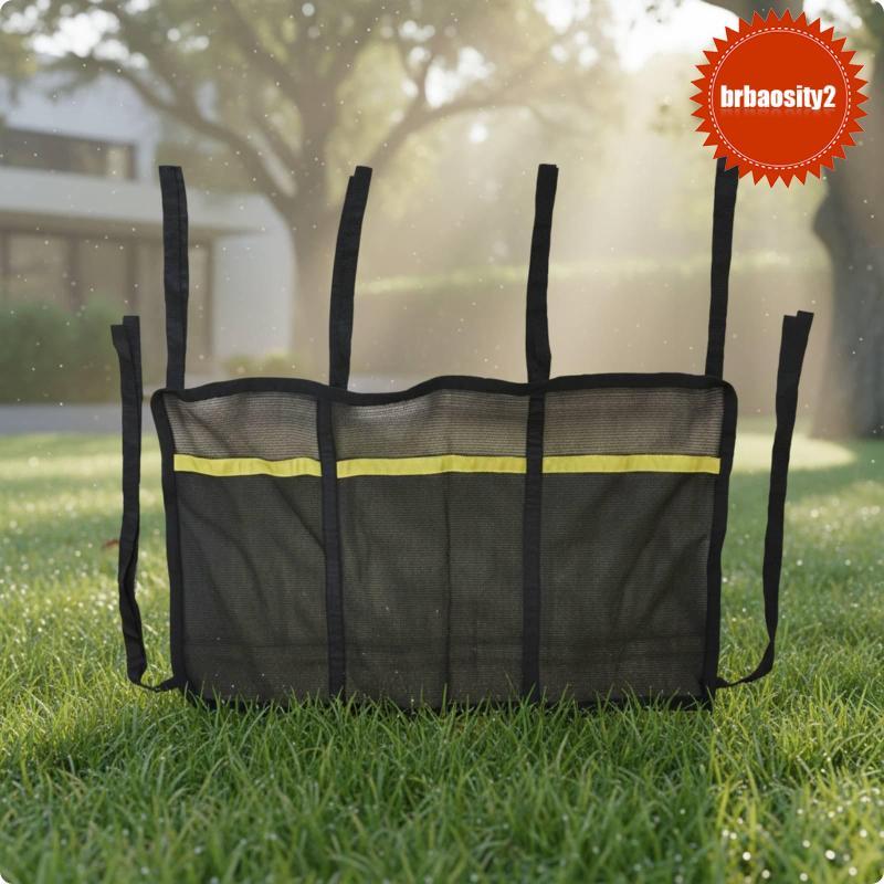 [Brbaosity2] Organizador De Sapatos De Malha Respirável Armazenamento Vertical Bolsa Suporte De Acessórios De Trampolim