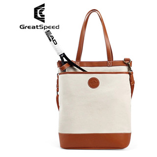 Quatro Grand Slams GREATSPEED Estilo Retro Bolsa de Tênis Bolsa de Badminton Homens Mulheres Mensageiro Bolsa de Ombro P
