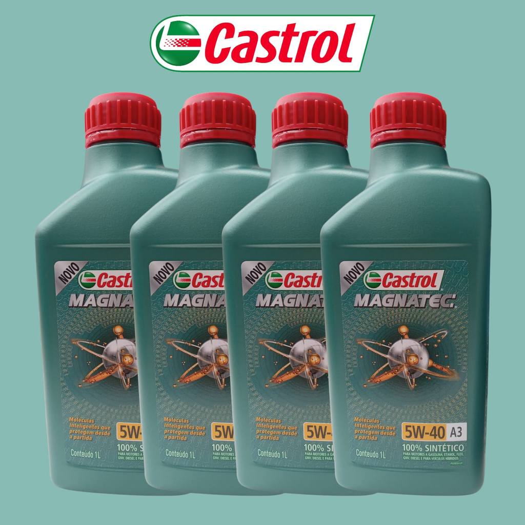 KIT COM 4 OLEO CASTROL MAGNATEC 5W40 A3 - 502