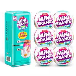 Kit Geladeira + 6 Mini Brands Fill The Fridge Mini Brands