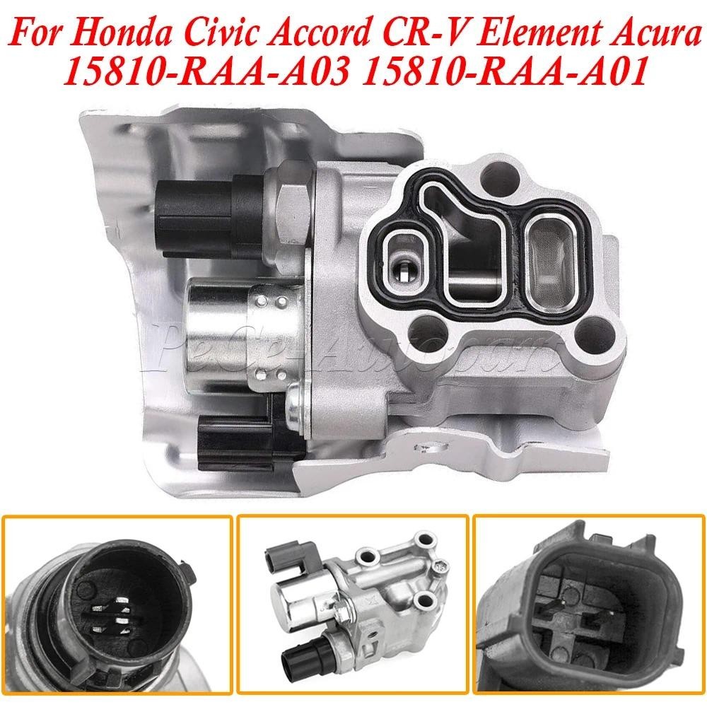 Válvula De Carretel Solenóide VTEC 15810-RAA-A03 Para Honda Civic 1.3L 1.7L Accord CR-V Elemento 2.4L 3.0L Acura TSX 2.4