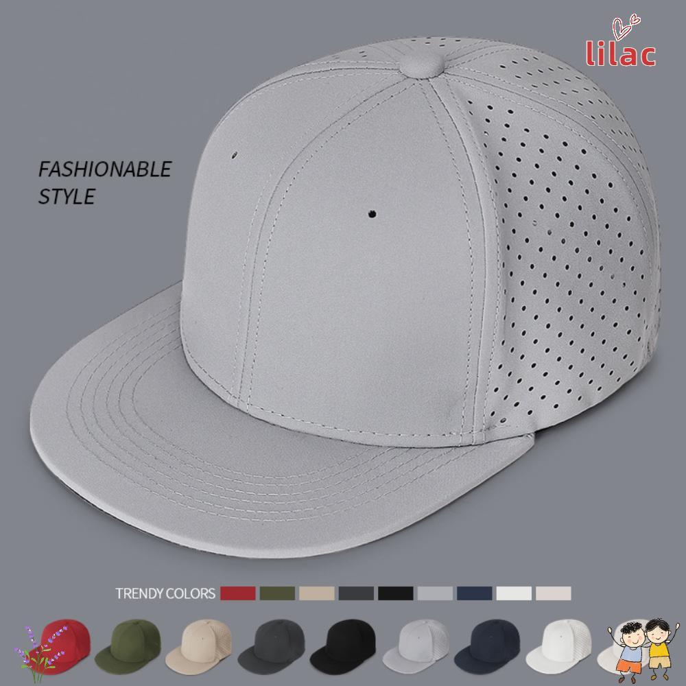 Boné De Beisebol Masculino LILAC , Chapéu De Caminhoneiro Totalmente Fechado Com 6 Painéis , Bonés Elásticos De Aba Plan