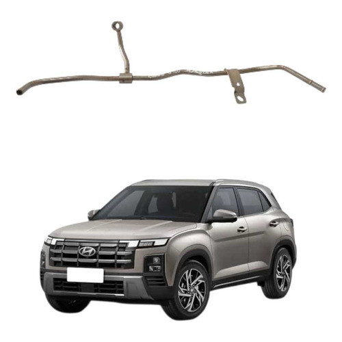 Cano Óleo Turbina Hyundai Creta 1.0 Tgdi 2025 Prata