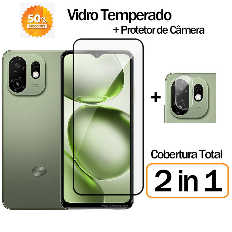 Filme Protetor De Tela Itel Zeno 100 Para 10 20 Max City 200 100 A200 A200 + A100C A100 Power 70 Color Pro Vidro Tempera