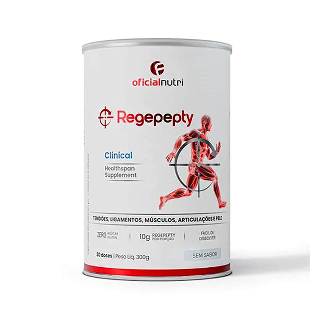 Regepepty Clinical 300g Limão Peptídeos Bioativos Colágeno