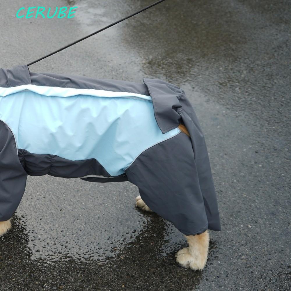 Capa Protetora Para Cauda De Cachorro CERUBE , De Chuva Respirável À Prova D'água , Acessórios Laváveis Colete Com Capuz