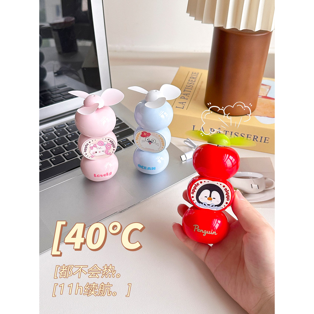 Mini ventilador de verão de alto valor estudante conveniente ventilador portátil carregamento USB longa vida útil da bat