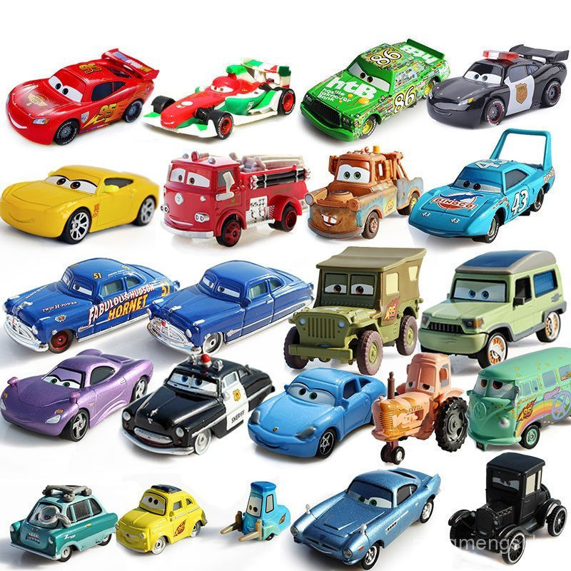 Carros de Corrida RAVK, Carros de Brinquedo para Crianças, Carro de Liga McQueen, Carro do Tio McQueen, Road King, Chefe
