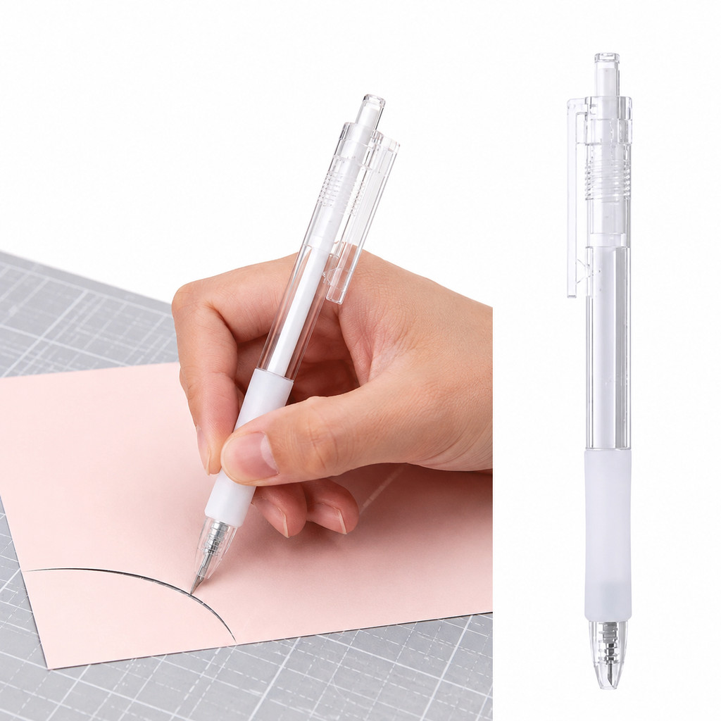 Estilete Caneta de Precisão Para Recortes Delicados Papel Adesivo Artesanato DIY Escolha Cor