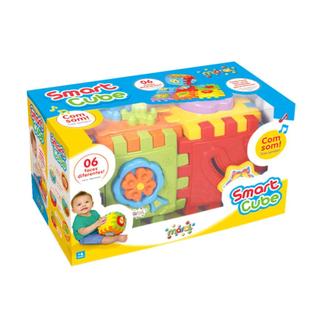 Cubo Didático Smart Cube Som Atividades Bebê Maral 4004