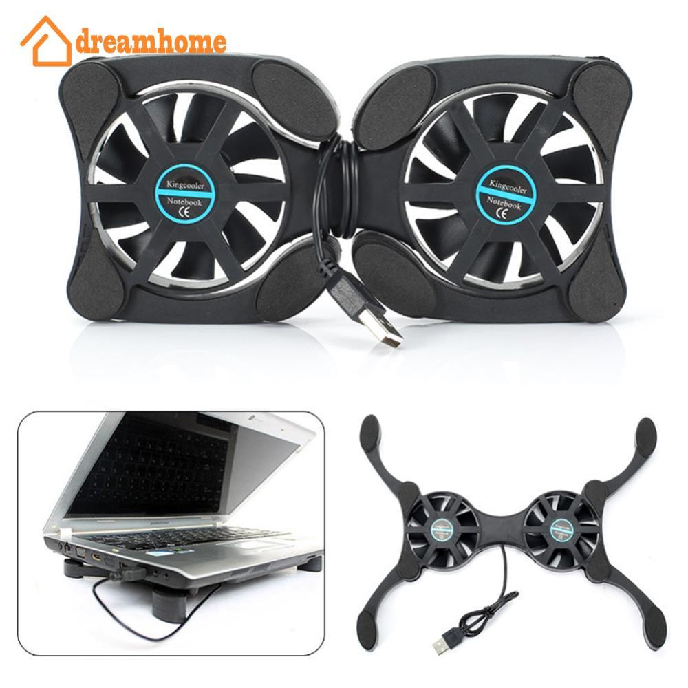 DREAMHOME USB Mini Ventilador Para Laptop Suporte Notebook Dobrável Cooler Almofada De Refrigeração Radiador Master Aces