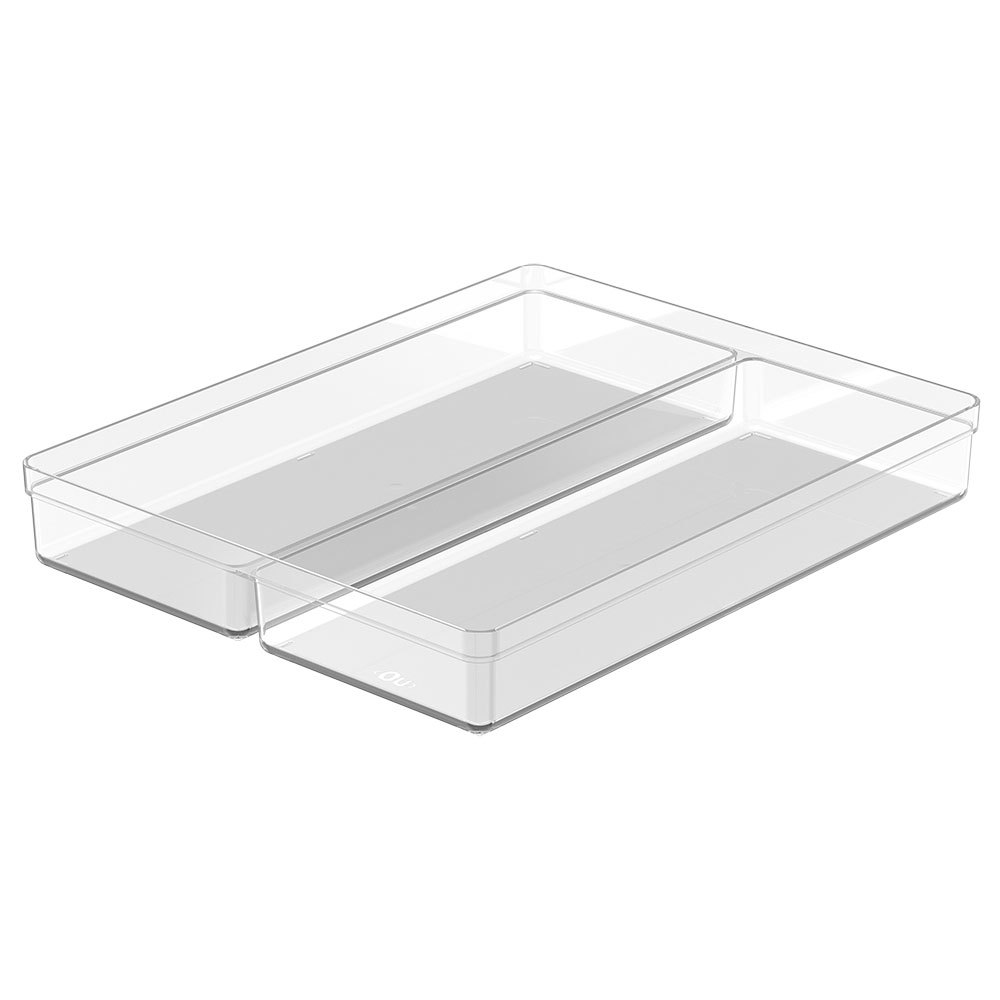 Organizador de Gaveta Clear 37,5x30 Natural - Ou