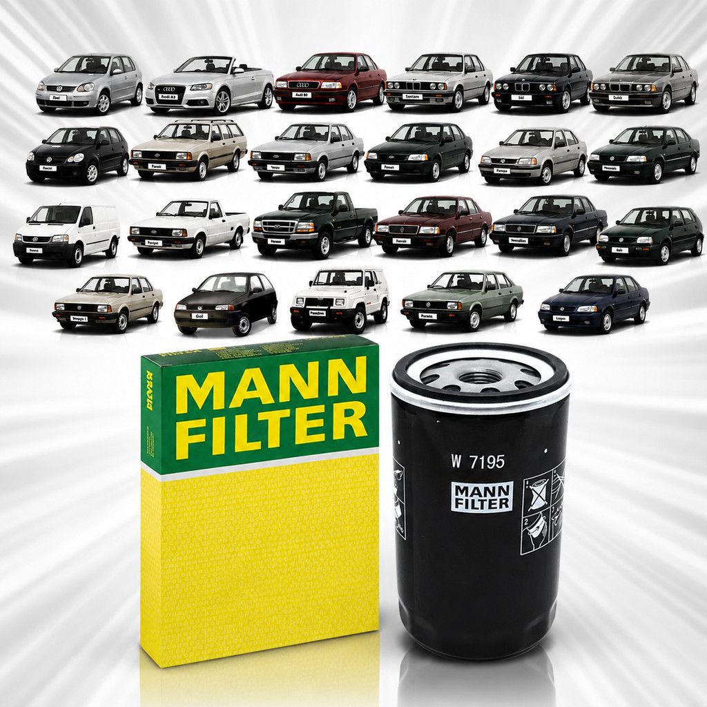 Filtro Óleo Gol G1 G2 G3 G4 Saveiro Voyage MANN-FILTER W7195