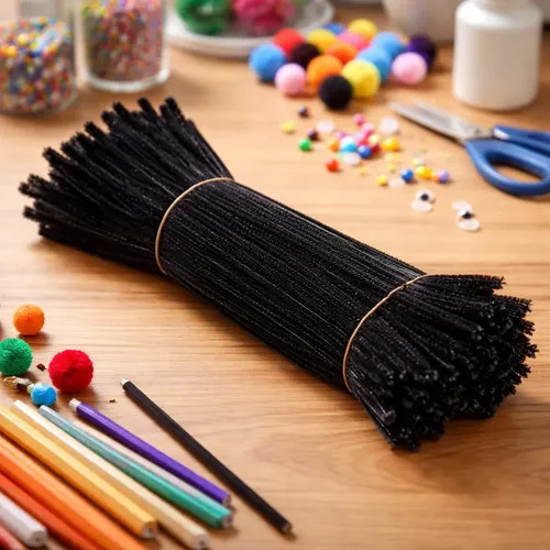 Haste De Chenille  30cm Limpador Cachimbo Arame 20pç