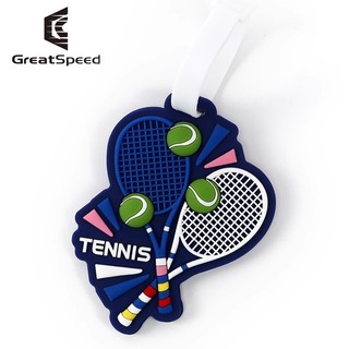 Bolsa de tênis GreatSpeed enfeites de Badminton bolsa de tênis/pingente de etiqueta de nome de bagagem