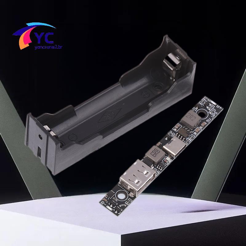 Carregador De Bateria E Módulo De Reforço YCBR 5V 18650-Placa UPS Step-Up DC-Com Carregamento + Alimentação Baup Para DI