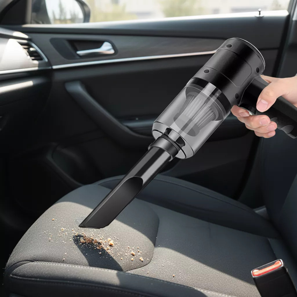 Mini Aspirador de Pó Portátil Automotivo Casa Sem Fio 3 em 1 Potente 6000Pa Recarregável 1