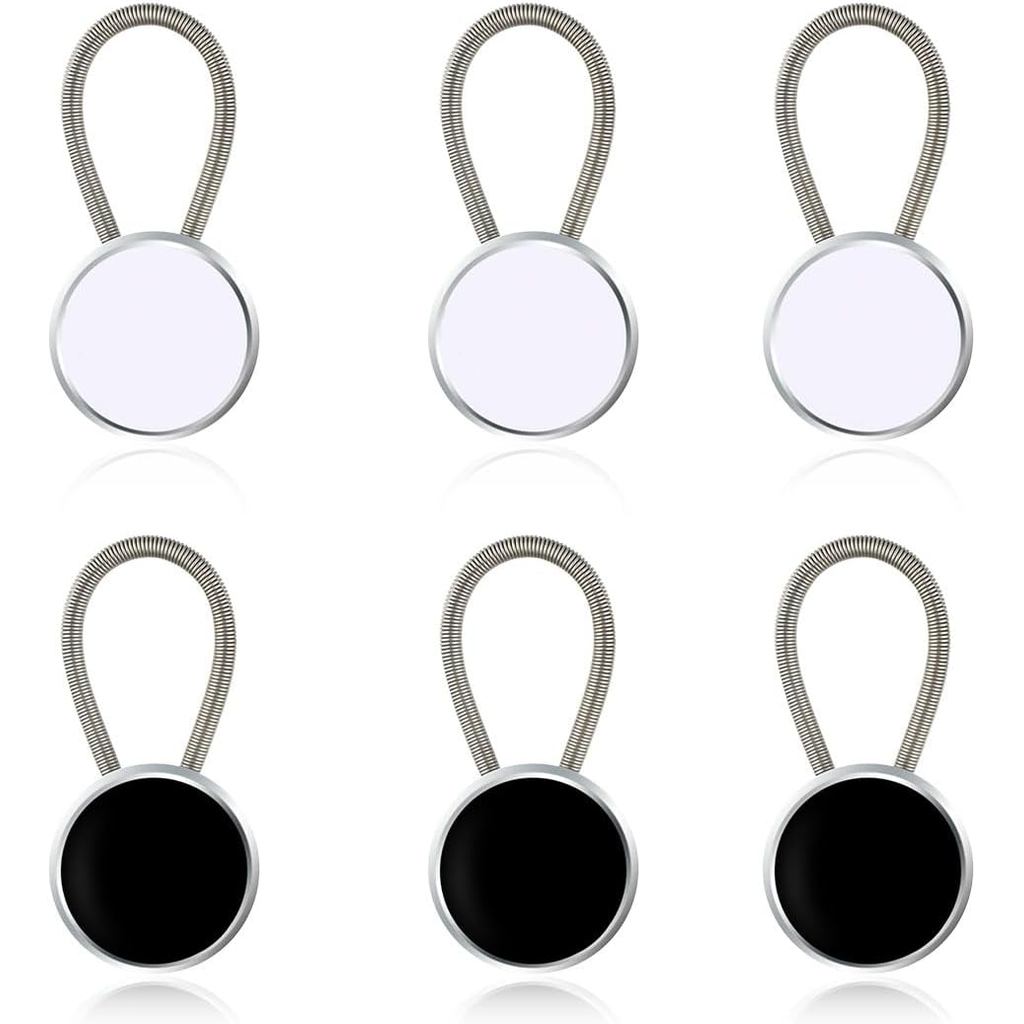 6 Peças de Extensores de Botão para Colarinho de Camisa, Extensor de Botão para Colarinho de Camisa Social Masculina, Ex