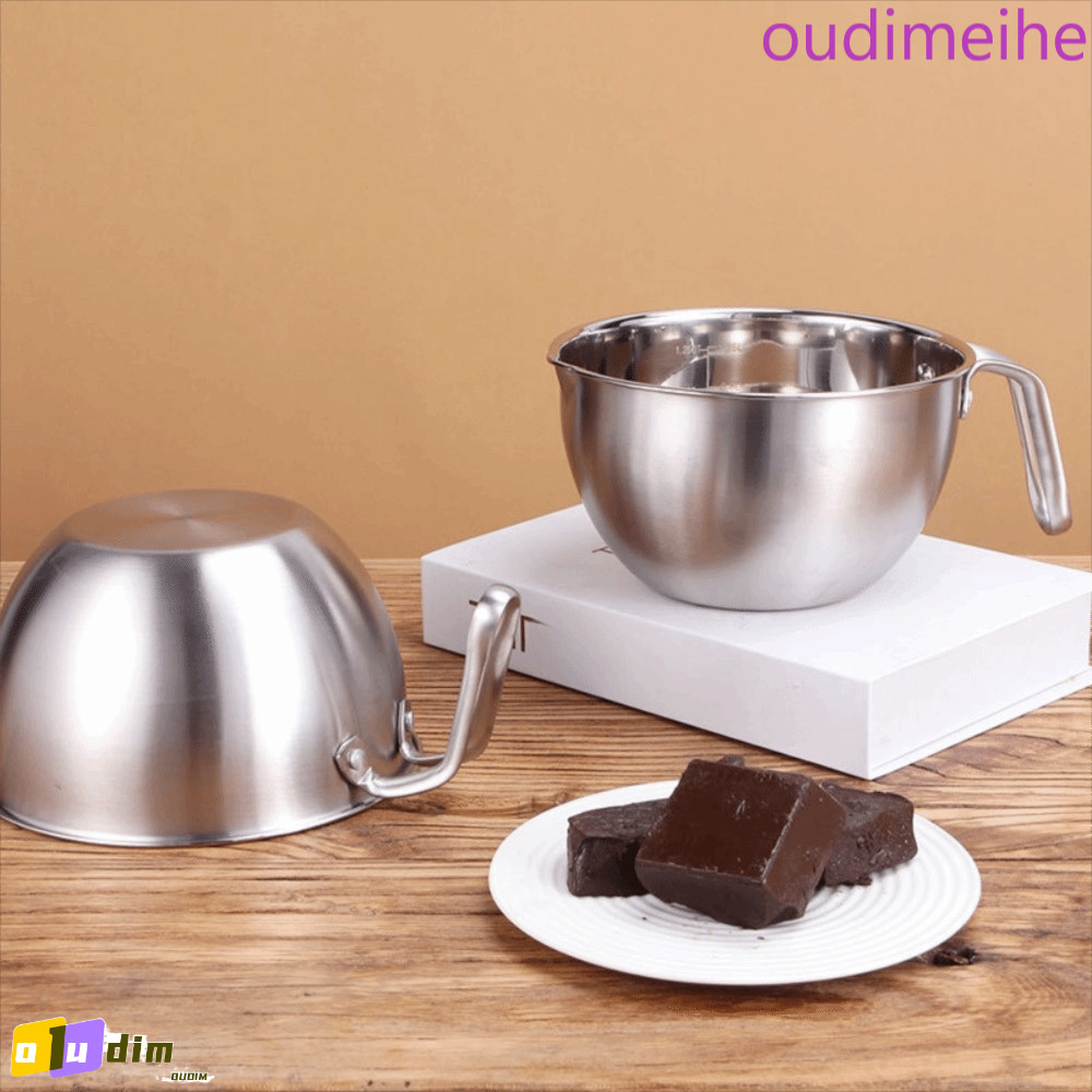 Conjunto De Pote De Derretimento De Chocolate OUDIMEIHE , Panela De Caldeira Dupla Em Forma De V De Aço Inoxidável 304