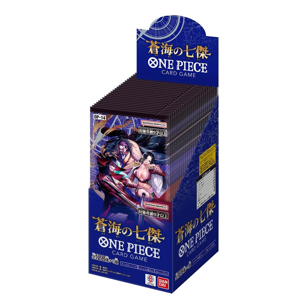 Bandai ONE PIECE Card Game: The Seven Heroes of the Azure Sea [OP-14] (BOX) - Contains 24 packs