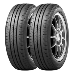 Kit 2 Pneus Dunlop Aro 16 205/55R16 91H Enasave EC300+ Novo 205 55 16 Passeio Econômico
